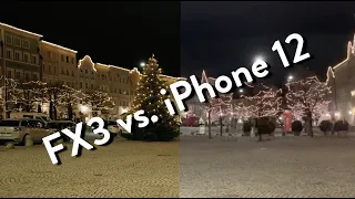 Low Light Test / SONY FX3 vs. iPhone 12 / Out of Camera / Phantom LUTs