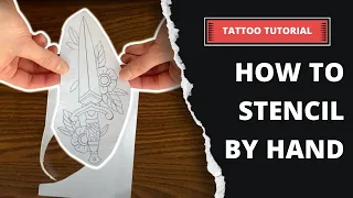 How to Stencil by Hand | Tattoo Tutorial