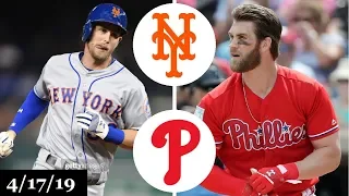 New York Mets vs Philadelphia Phillies Highlights | April 17, 2019