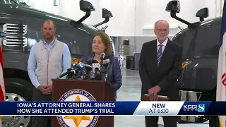 Iowa AG says no taxpayer money was used for trip to Trump's hush money trial