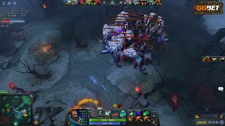 Bulldog clearing a 22 stack of ancients - Dota 2