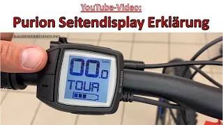 Bosch Purion E-Bike Display Erklärung/Einschulung