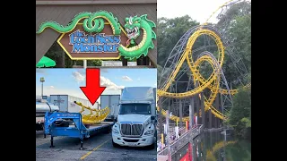 The Loch Ness Monster is being Retracked at Busch Gardens Williamsburg (2024 Renovation)