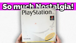 Unboxing the original PlayStation PS1 + Gameplay Demo 1