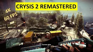 CRYSIS 2 REMASTERED Gameplay Walkthrough FULL GAME [4K 60FPS PC RTX] - No Commentary