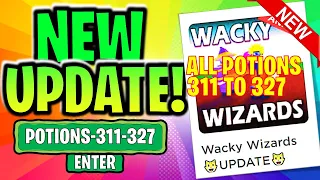 ⭐*ALL NEW* POTIONS AND INGREDIENTS IN WACKY WIZARDS OLD UPDATE ⭐ HOW TO GET OLD WALKING CANE!