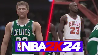 NBA 2k24 | JORDAN ERA | BULLS VS CELTICS | ERA FILTERS ON