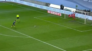 Riqui Puig winning penalty vs Real Sociedad Supercopa de Espana Semifinal