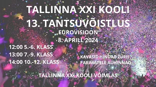 5.-6. klassid XXI Kooli 13. tantsuvõistlusel "Eurovisioon"