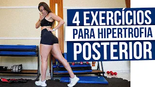 TOP 4 EXERCÍCIOS DE POSTERIOR - TREINO EM CASA