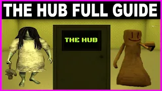 Backrooms Descent: Horror Game - THE HUB - Full Guide All  Exit Doors and Entrance