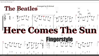 Here Comes The Sun／The Beatles／Fingerstyle Guitar／TAB／SHINICHI SHIMAHARA