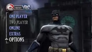 MK vs DC full title screen animation HD