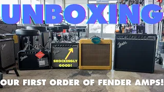 There is no way the cheapest amp sounds the best...Our first Fender amp order