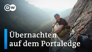 Schlafen über dem Abgrund – in einem Portaledge | Euromaxx