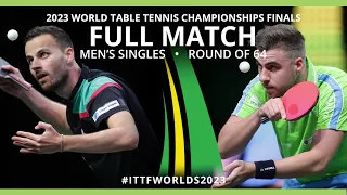 FULL MATCH | Tiago APOLONIA vs Darko JORGIC | MS R64 | #ITTFWorlds2023