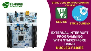 External Interrupt Programming in STM32F4 | Nucleo-F446RE | STM32 CUBE MX | STM32F446RE | T - 8