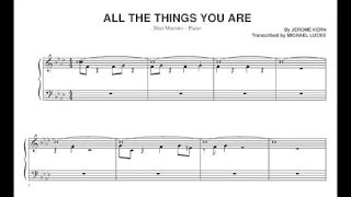 Shai Maestro - All The Things You Are - Transcription