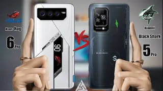 Black Shark 5 Pro | ROG Phone 6 Pro | Asus | Xiaomi | 5G | VS | Comparison