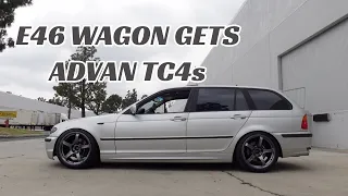 NEW ADVAN TC4 ON E46 WAGON