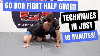 60 Dog Fight Under-Hook Half Guard Techniques In Just 18 Minutes by Jason Scully - BJJ Grappling