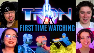REACTING to *Tron (1982)* THIS IS SO TRIPPY!!! (First Time Watching) Sci-fi Movies