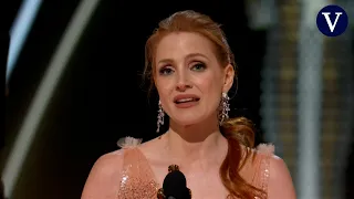 Jessica Chastain gana su primer Oscar y deja a Penélope sin estatuilla dorada