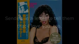 Donna Summer - On the Radio (12" Single) LYRICS SHM "Bad Girls Deluxe" 1979