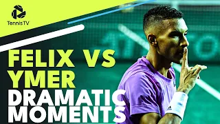 Dramatic Moments in Auger-Aliassime vs Ymer Thriller! | Paris 2022 Highlights