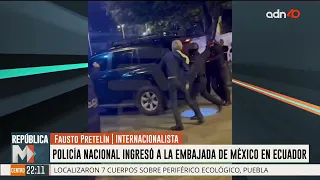 🚨¡Última Hora! Policia Nacional de Ecuador irrumpe en embajada de México en Quito