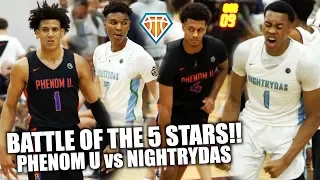 BATTLE OF THE 5-STARS!! | Scottie Barnes vs Jalen Johnson HEADLINES PhenomU & Nightrydas Matchup