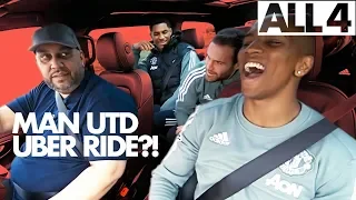 Manchester United Players Ashley Young, Marcus Rashford & More Chatting In Uber | Where To, Britain?