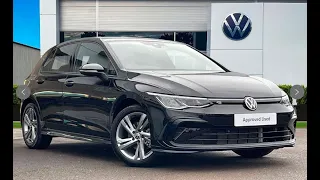 Approved Used Volkswagen Golf R-Line 1.5 eTSI DSG Deep Black | Wrexham Volkswagen