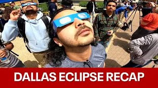 RECAP: 2024 total solar eclipse wows crowds across North Texas