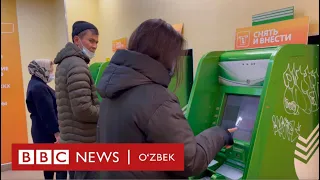 Россия-Ўзбекистон,  мигрантлар: энди қандай пул юборади? - BBC News O'zbek