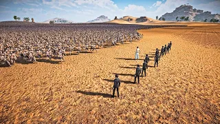 CHUCK NORRIS LEADS 10 JOHN WICK FIGHT AGAINST 1,500,000 ZOMBIES - Ultimate Epic Battle Simulator 2