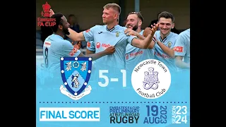 Rugby Town 5-1 Newcastle Town - 19/08/23 - FA Cup Preliminary Round - Match Highlights