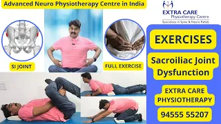 SI Joint Dysfunction Exercises in HINDI | कूल्हों के दर्द का इलाज़ | Sacroiliac Joint Pain Stretches