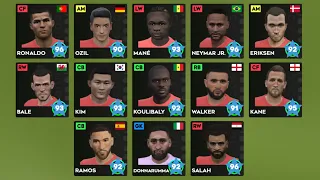 DLS24| Upgrade 13 Player Full Fitness (Ronaldo 86, Ozil 80, Bale 83,...)