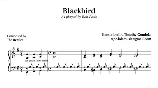 Blackbird| Beatles Cover- Piano Transcription