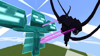Wither Storm vs Witherzilla - Minecraft PE / Bedrock Edition