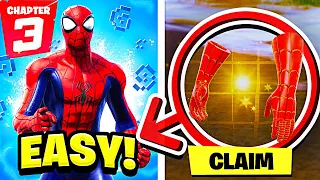 HOW TO GET SPIDER-MAN MYTHICS EVERY GAME! (Fortnite Chapter 3 Mythic Locations)