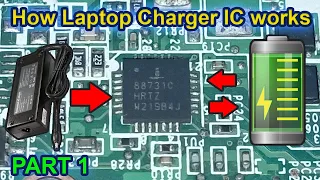 How Charger Controller IC ISL88731C Works on the Motherboard | Part 1 | Battery without AC-Adapter