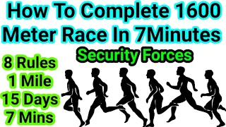 1600 Meter Run Tips In 7 Minutes | How To Run 1600 Meter | 1600 Meter Running Ki Taiyari Kaise Kare