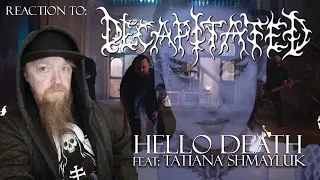 Italian Horror Director reacts to DECAPITATED feat TATIANA of JINJER - Hello Death