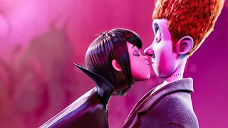 Mavis and Johnny's First Kiss ❤️ Scene - Hotel Transylvania