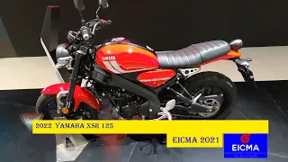 2022 Yamaha XSR125   Walkaround Eicma 2021 Milan