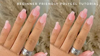 EASY DIY POLYGEL NAIL TUTORIAL FOR BEGINNERS | QUICK, SIMPLE, AND CHEAP!