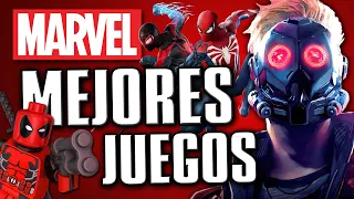 TOP 10 MEJORES Videojuegos de MARVEL COMICS y sus SUPERHÉROES