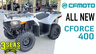 All NEW CFMoto CForce 400 4x4 ATV Walk Around | Huge Improvements & Changes!